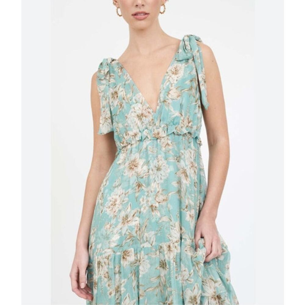 CHRISTY LYNN Sz S Small Turquoise Magnolia Alexa Dress NWT - Picture 10 of 10